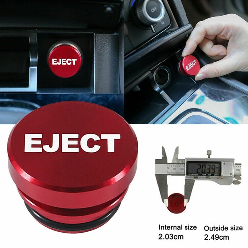 Red eject button - eject, car