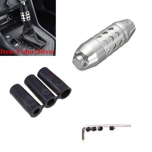 Silver automatic car - silver, gear