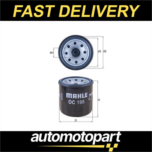 Mahle oil filter oc195 - mahle,