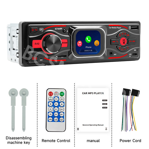 Single din bluetooth - din,