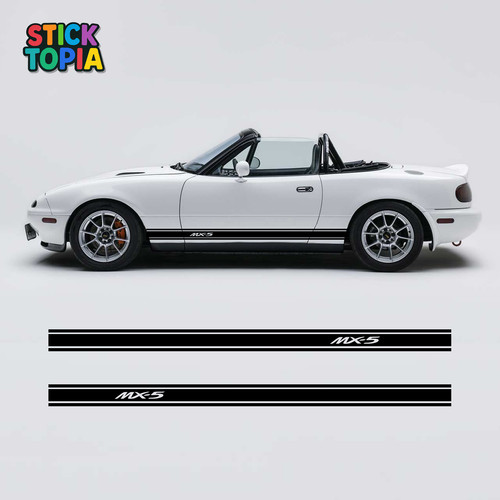Mazda mx5 side stripes - side,
