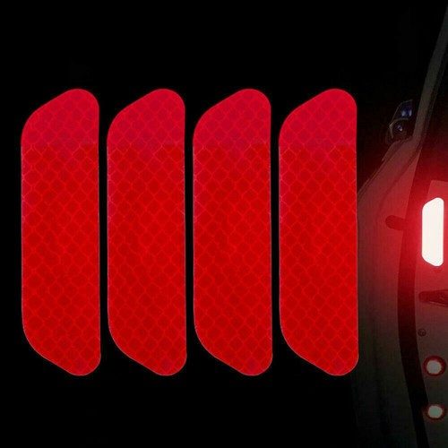 Red reflective tape warning - 4x,