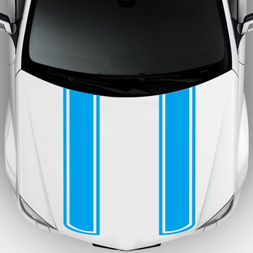 2pcs car hood decal - 2pcs,