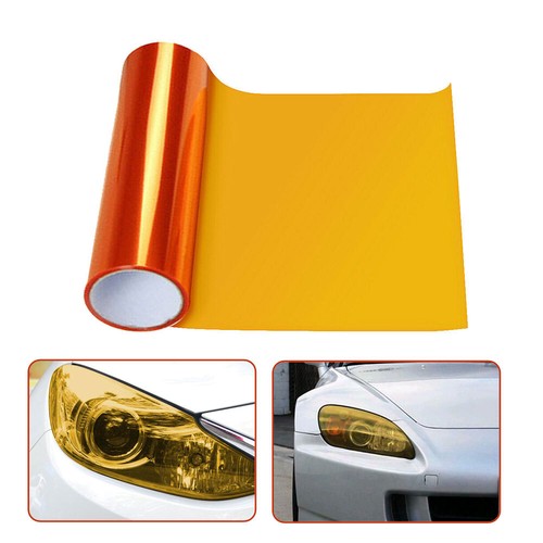 Orange car headlight - orange, taillight