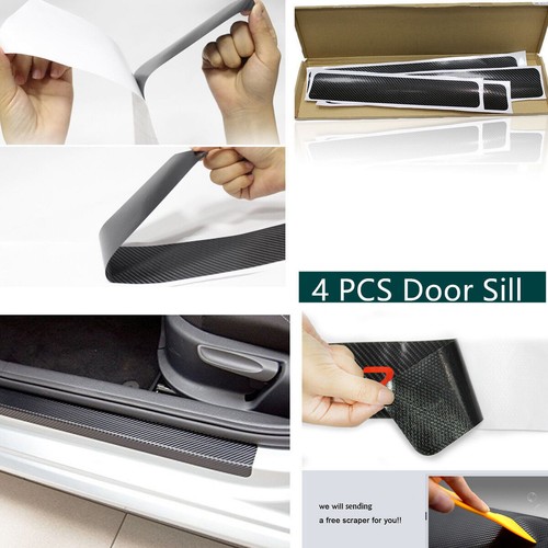 4pc car door scuff plate - uk,