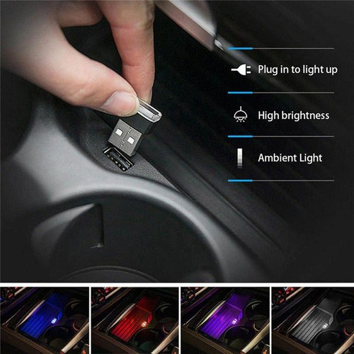 Usb led car suv interior - 1x,