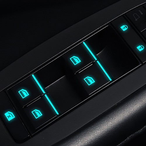 Universal blue luminous car - blue,