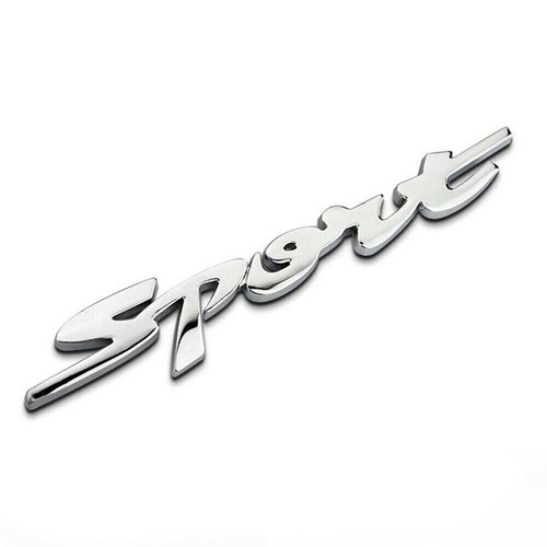 Sport logo metal chrome - metal,