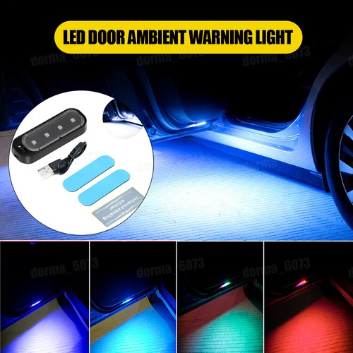 Car open door lights led - open,