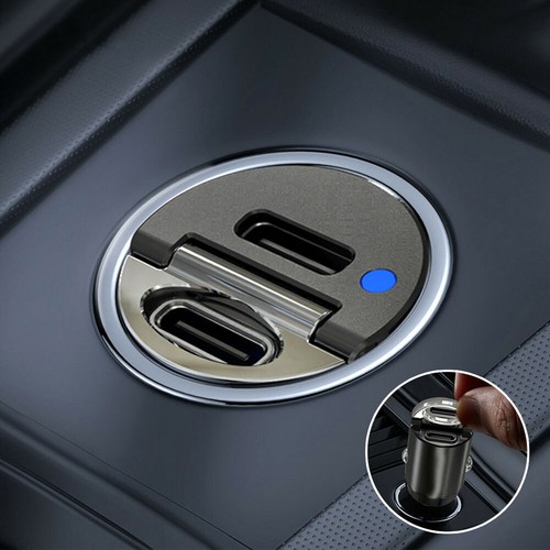 Dual port usb type car - dual,