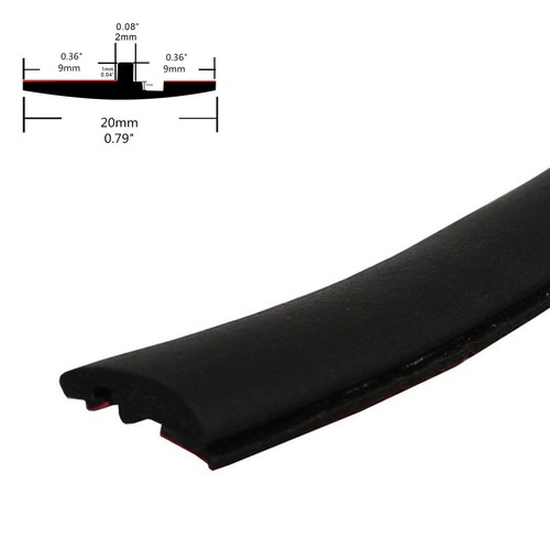Rubber car edge seal strip - edge,