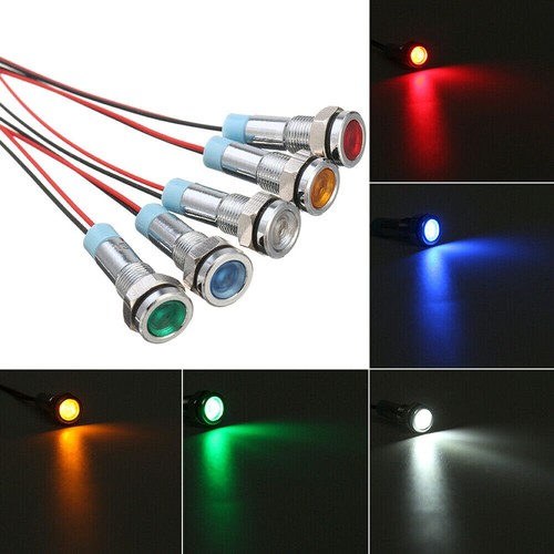 12v 6mm led indicator - 6mm, light