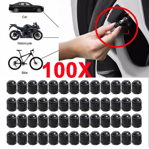 100pcs tyre valve - dust, caps